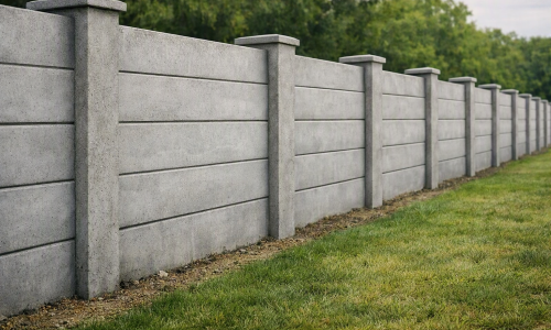 Precast wall fencing
