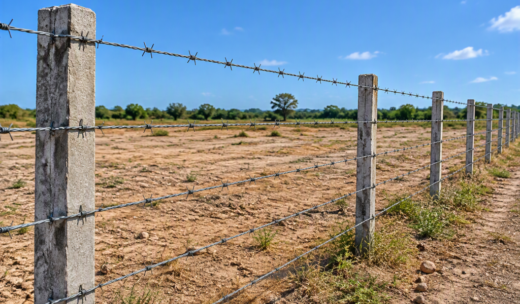Barbed Wire Fencing